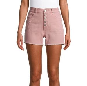 Time and Tru Women's High Rise 5 Button Denim Shorts NWT